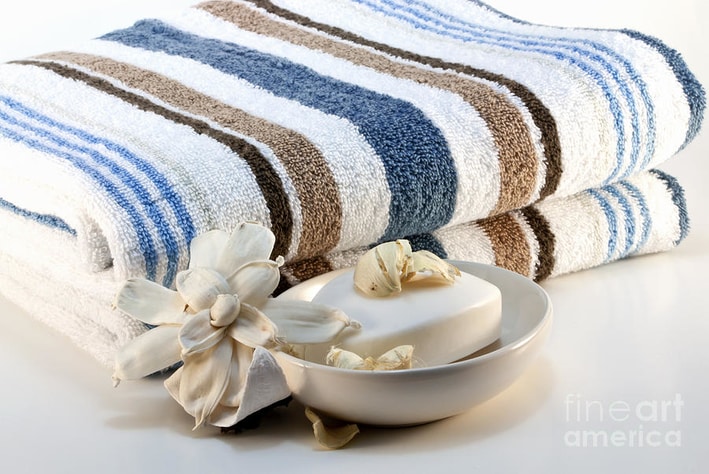 stage your home fresh towels