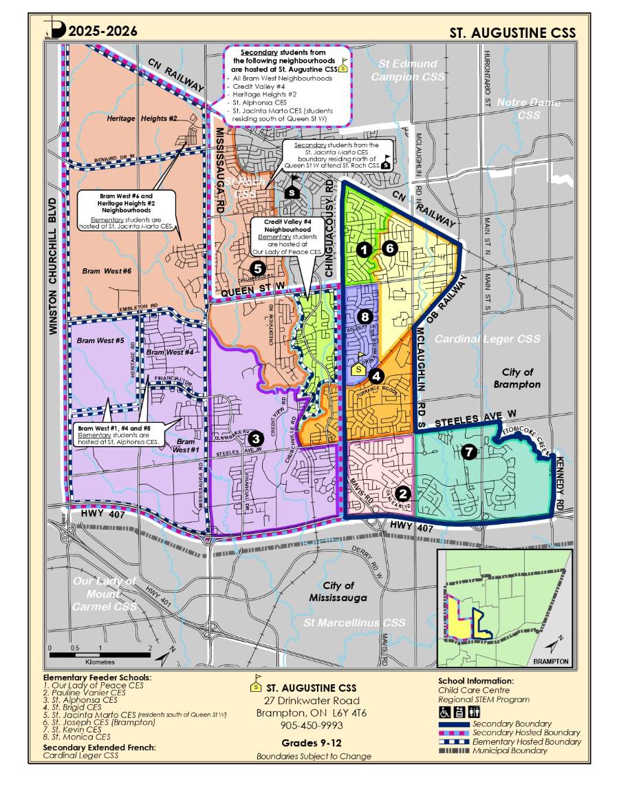 st augustine css boundary map